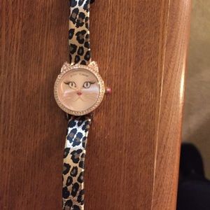 Betsey Johnson cat watch